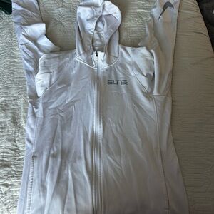 White Nike Elite Jacket